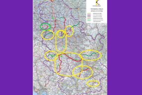 Novoizgrađeni auto-putevi Srbija : Vojvodina - 150km : 17km